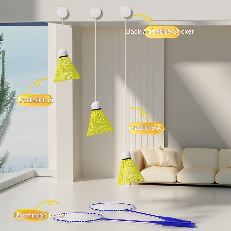 Badminton Training Tool, Badminton Single-Player Rebound Trainer, Stretch Badminton Robot Racket Training Practice Machine Badminton Badminton Trainer Stroking shuttlecock