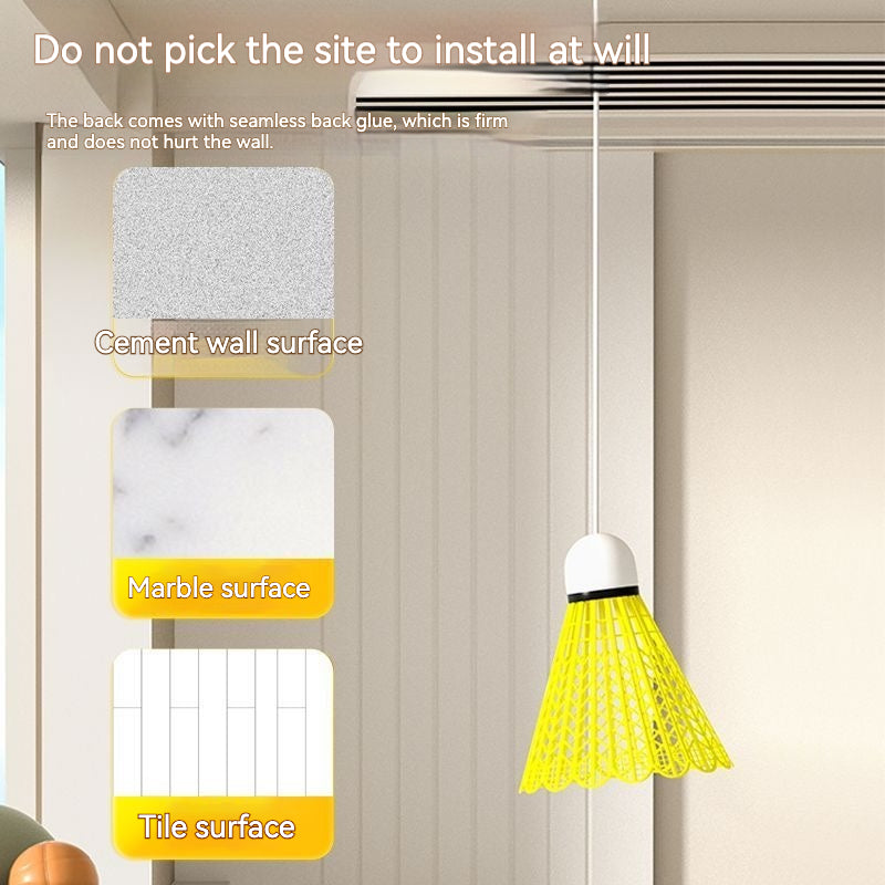 Badminton Training Tool, Badminton Single-Player Rebound Trainer, Stretch Badminton Robot Racket Training Practice Machine Badminton Badminton Trainer Stroking shuttlecock